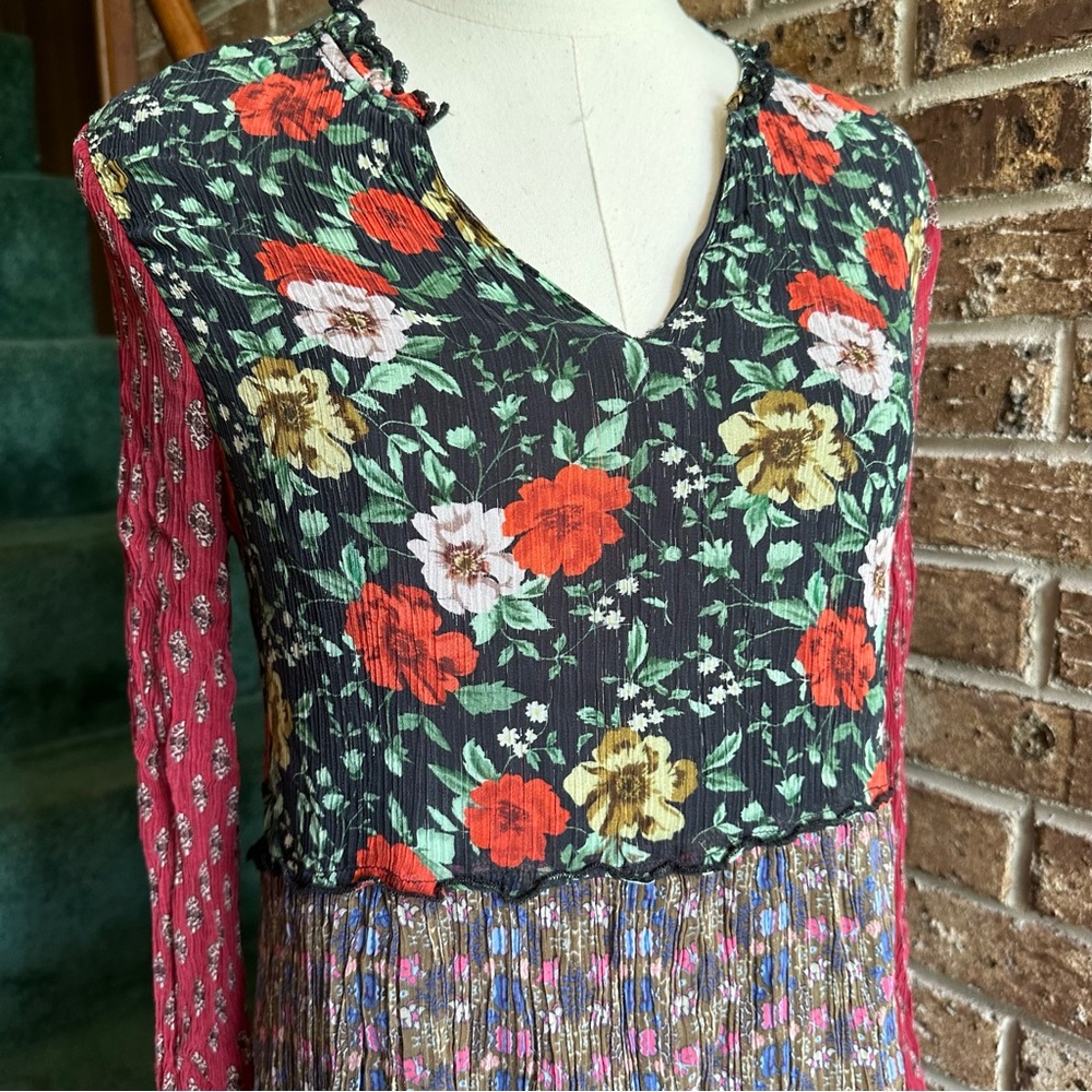 Sundance Patterns Of Wonder Long Sleeve Floral Pa… - image 6